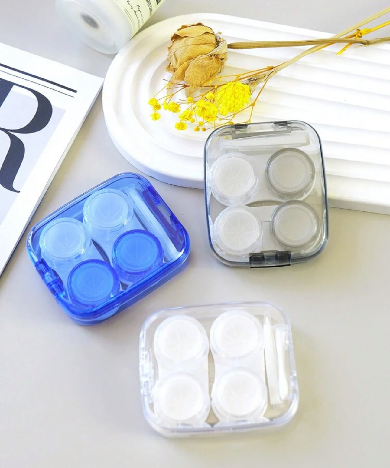 Boîte à lentilles double