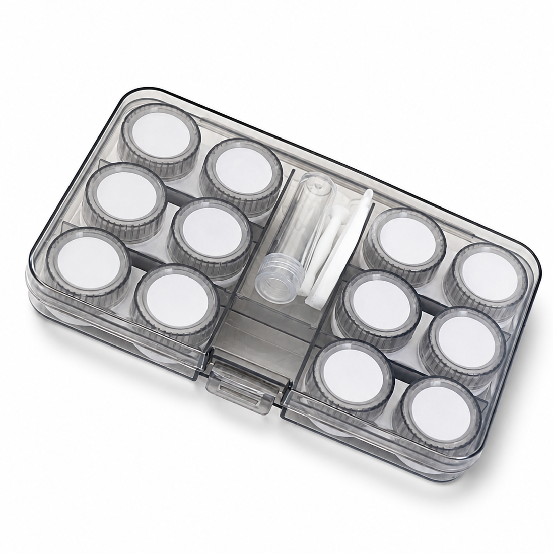 6-en-1 Étui à lentilles